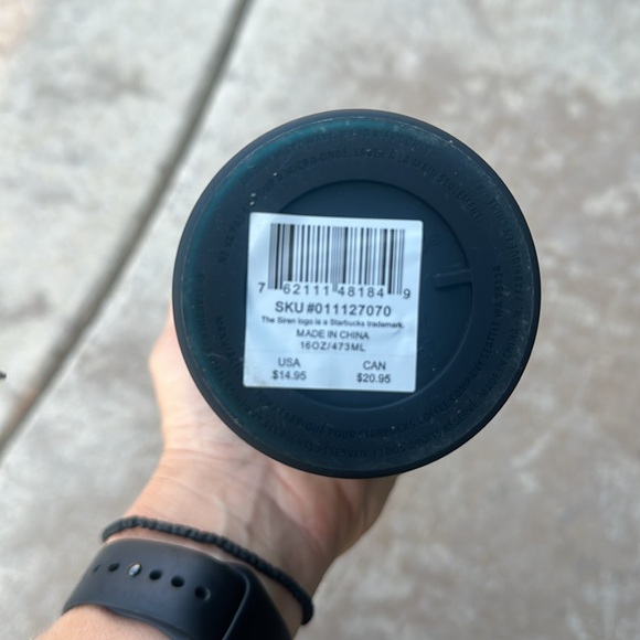 16oz Starbucks cup. Lid slides open/shut. Brand new. Never used. - Picture 6 of 9